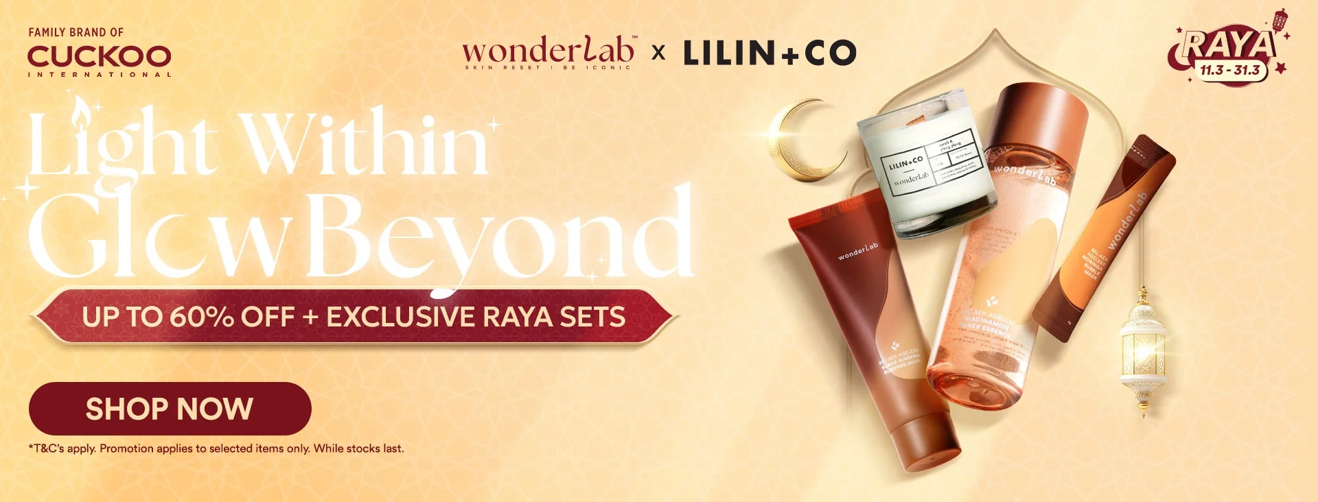 Light Within Glow Beyond with WonderLab