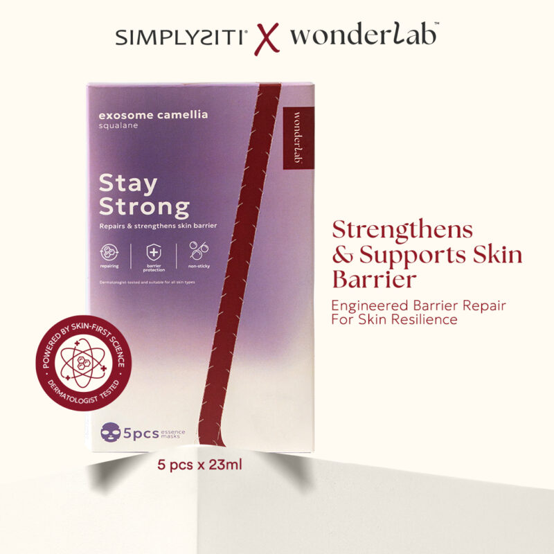 WonderLab Exosome Camellia Skin Strengthening Sheet Mask (5pcs/Box)